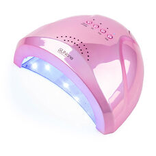 Лампа для манікюру LED+UV SUN One MIRROR PINK 48W