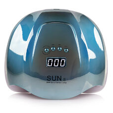 Лампа для манікюру LED+UV SUN X MIRROR BLUE 54W