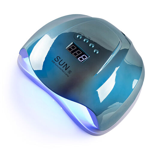 Лампа для манікюру LED+UV SUN X MIRROR BLUE 54W